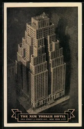 AK New York, NY, The New Yorker Hotel, 34th Street and Eighth Ave.