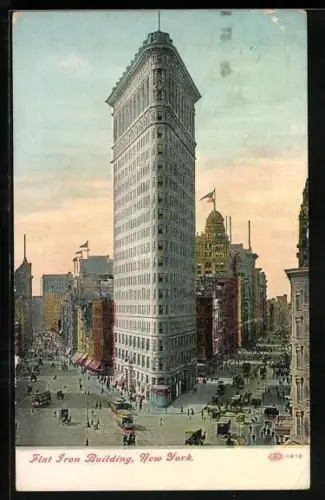 AK New York, NY, Flat Iron Building