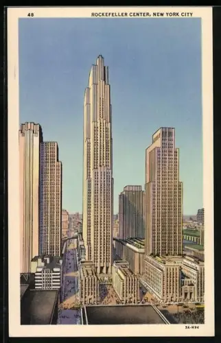 AK New York, NY, Rockefeller Center