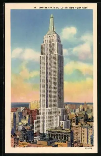AK New York, NY, Empire State Building
