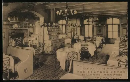 AK Lancaster, PA, The Stevens House, The English Dining Room