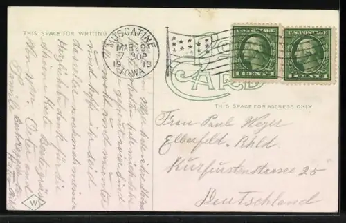 AK Muscatrine, IA, Post Office