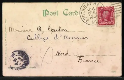 AK Boothbay Harbor, ME, Panoramic view