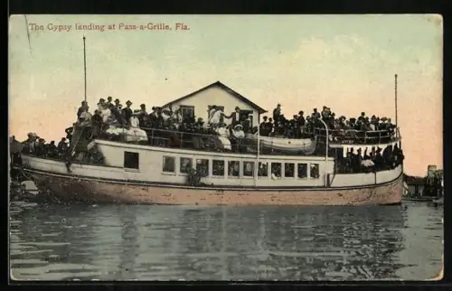 AK Pass-a-Grille, FL, The Gypsy ferry boat landing at Pass-a-Grille