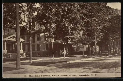 AK Norwich, NY, Resident Section, South Broad Street