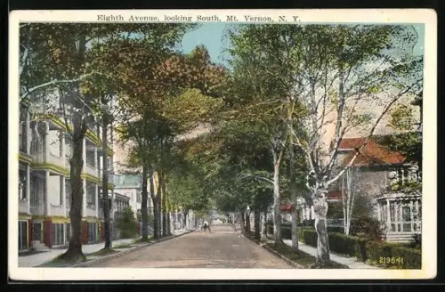 AK Mt. Vernon, NY, Eighth Avenue, looking South
