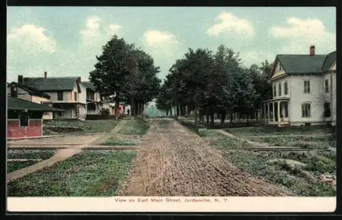 AK Jordanville, NY, View on East main Street