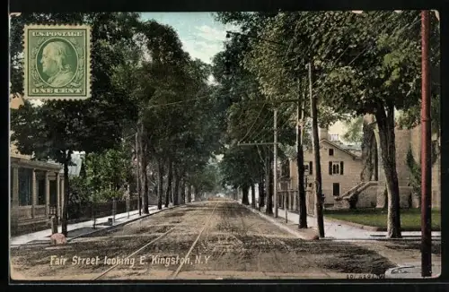AK Kingston, NY, Fair Street looking East