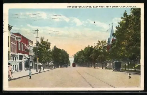 AK Ashland, KY, Winchester Avenue, East from 15th Street