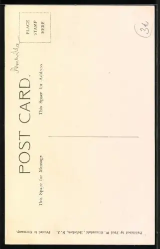 AK Hoboken, NJ, Deutsche Evangelische Kirche