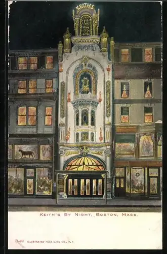 AK Boston, MA, Keith`s Theatre by night