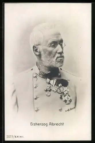 AK Erzherzog Albrecht von Österreich in Uniform