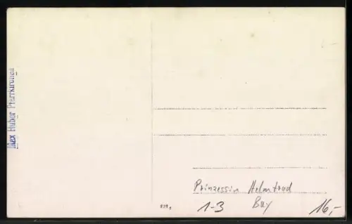 AK Prinzessin Helmtrud von Bayern