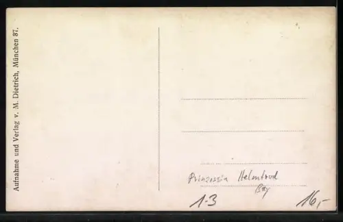 AK Prinzessin Helmtrud von Bayern