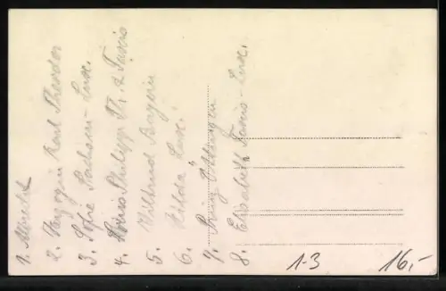 AK Taufe Prinzessin Editha von Bayern auf Schloss Hohenburg am 21. 9. 1924