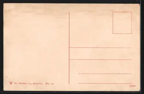 AK Waterloo, Ferme d`Hougoumont, Rue de la Chapelle