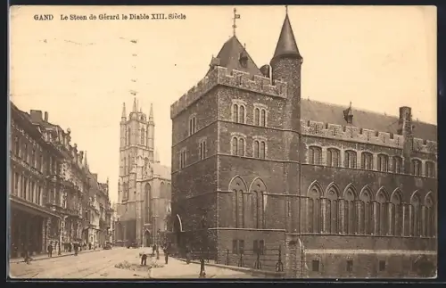 AK Gand, Le Steen de Gérard le Diable XIII. Siècle
