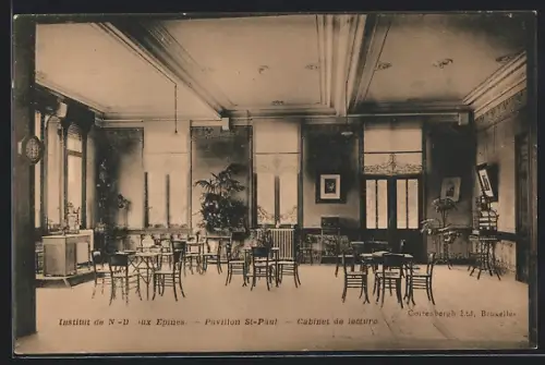 AK Eecloo, Institut de N.-D. aux Epines, Pavillon St-Paul, Cabinet de lecture