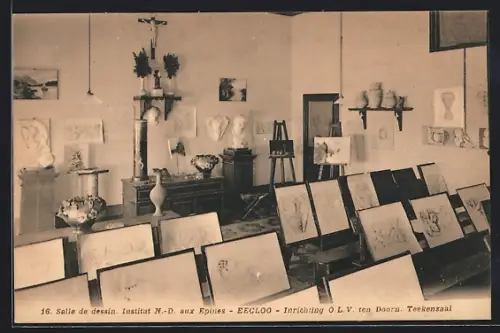 AK Eecloo, Institut N.-D. aux Epines, Salle de dessin