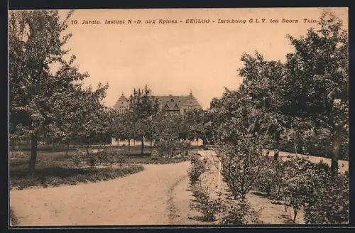 AK Eecloo, Institut N.-D. aux Epines, Jardin