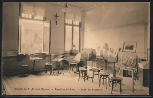 AK Eecloo, Institut de N.-D. aux Epines, Pavillon St-Paul, Salle de Peinture