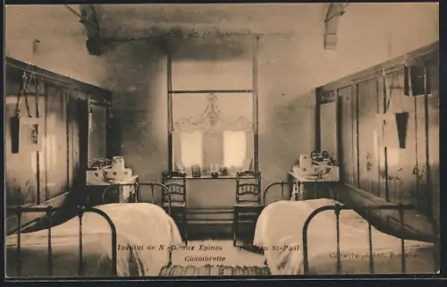 AK Eecloo, Institut de N.-D. aux Epines, Pavillon St-Paul, Chambrette