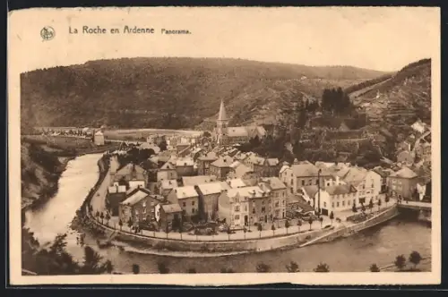 AK La Roche-en-Ardenne, Panorama