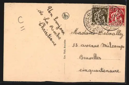 AK La Roche-en-Ardenne, Panorama