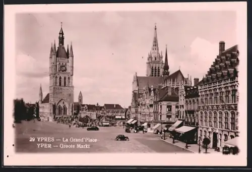 AK Ypres, La Grand`Place