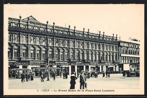 AK Liége, Le Grand Bazaar de la Place Saint Lambert
