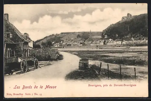 AK Bouvignes /Meuse, Bouvignes, pris de Devant-Bouvignes