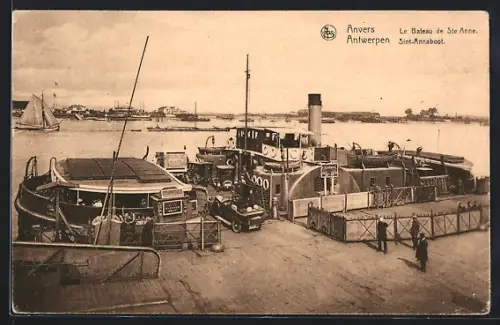 AK Anvers, Le Bateau de Ste-Anne