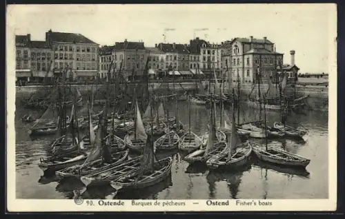 AK Ostende, Barques de pecheurs