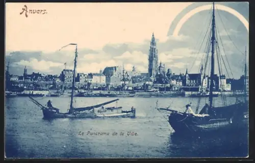 AK Anvers, Le Panorama de la Ville