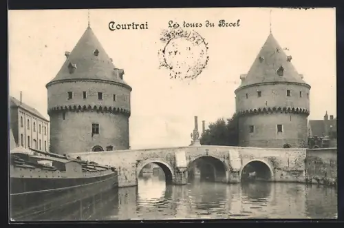 AK Courtrai, Les tours du Broel