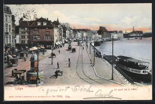 AK Liége, Le quai de la batte
