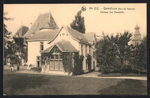 AK Gembloux /Pce de Namur, Chateau des Remparts
