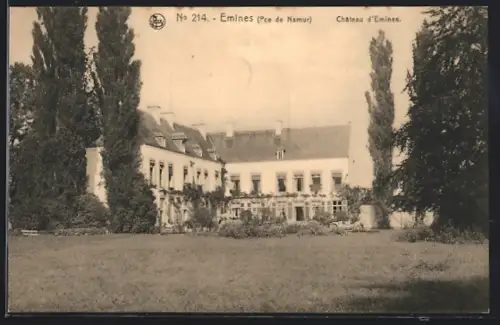 AK Emines /Pce de Namur, Chateau d`Emines