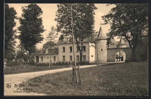 AK Achene /Pce de Namur, Chateau d`Onthaine