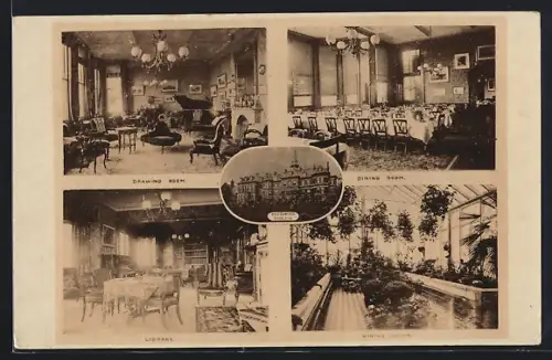 AK Ryde, Hazelwood, Library, Dining Room, Winter Garden