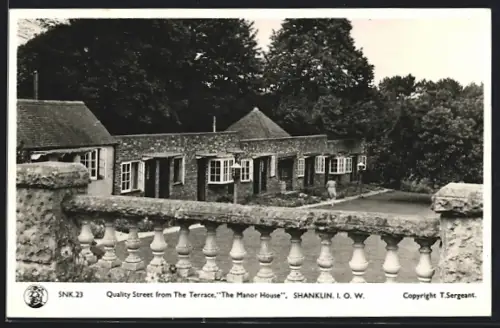 AK Shanklin, Quality Street from The Terrace, The Manor House