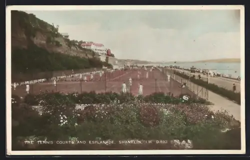 AK Shanklin, The Tennis Courts and Esplanade