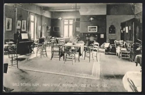 AK Shanklin, Home of Rest, girls sitting room