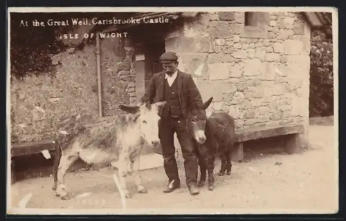 AK Carisbrooke Castle, At the Great Well