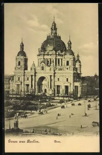AK Berlin, Dom aus der Vogelschau