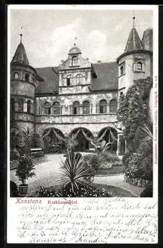 AK Konstanz, Im Rathaus-Hof