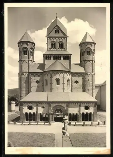 AK Maria Laach, Basilika, Frontansicht