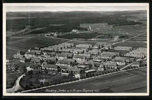 AK Heuberg-Stetten a. k. M., Kasernenanlage, Fliegeraufnahme