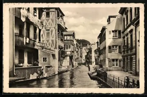 AK Freiburg /Schwarzwald, Altstadt an der Fischerau