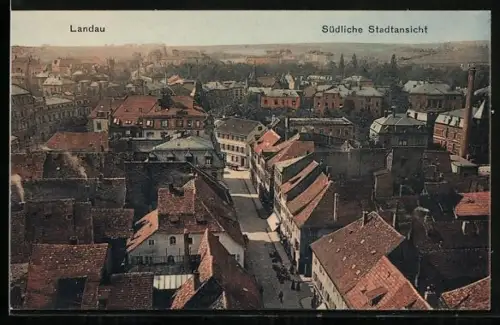 AK Landau / Pfalz, Südliche Stadtansicht